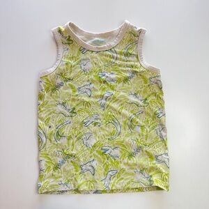 Cat & Jack Dino Adventure Tank Top - Lime and Cream